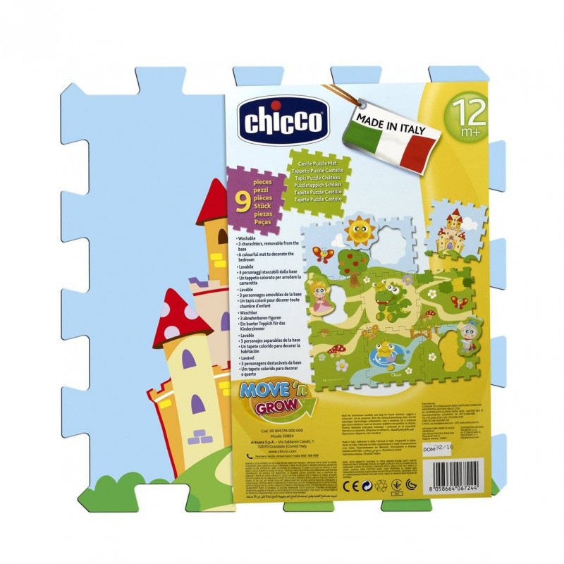 Chicco Toy Puzzle Play Mat Castle 9pcs Chicco Toys Books