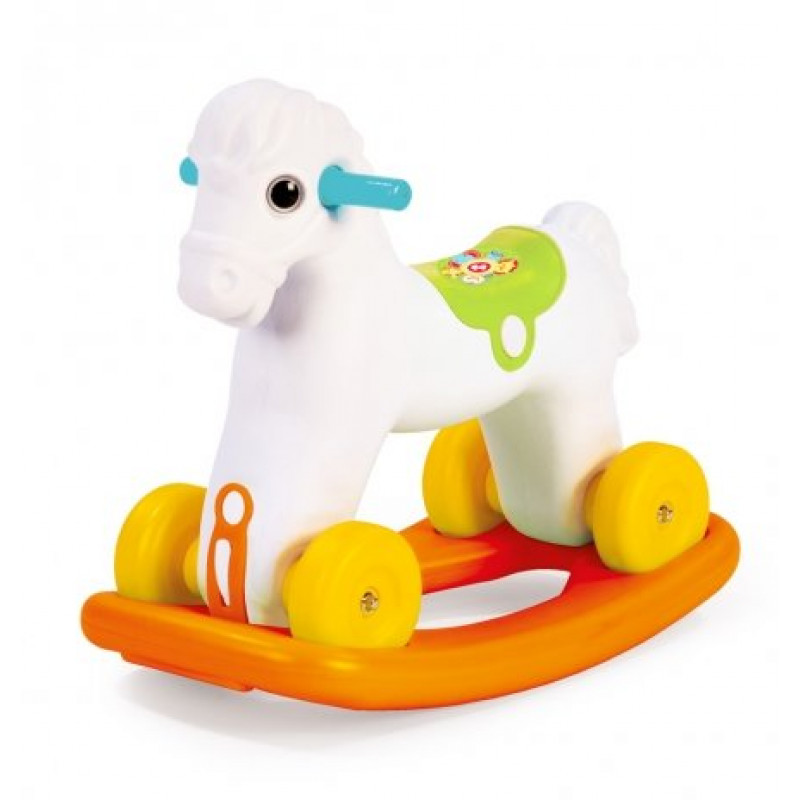 fisher price riding horse on wheels