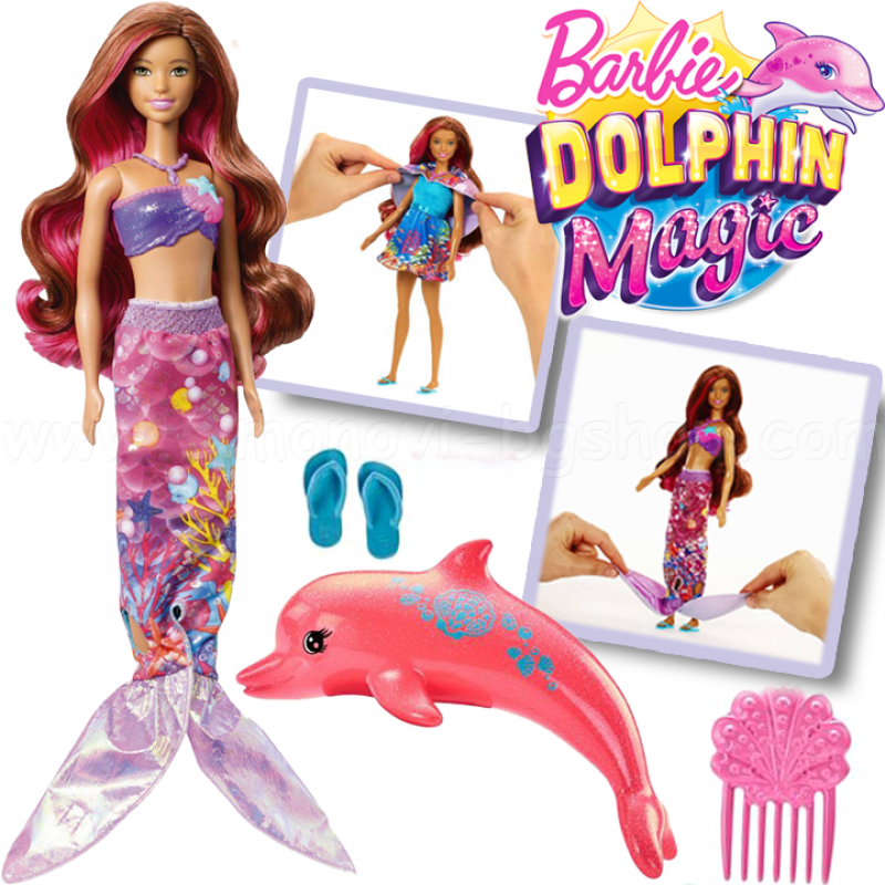 barbie magic dolphin doll